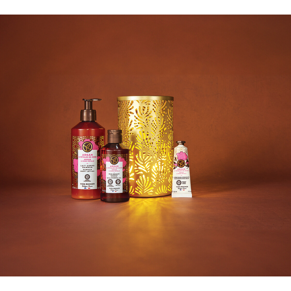 Γαλακτωμα σώματος αργκάν και ροδοπέταλα, 390 ml