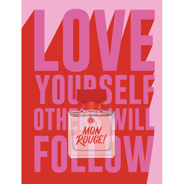 Eau de parfum MON ROUGE, 50 ml